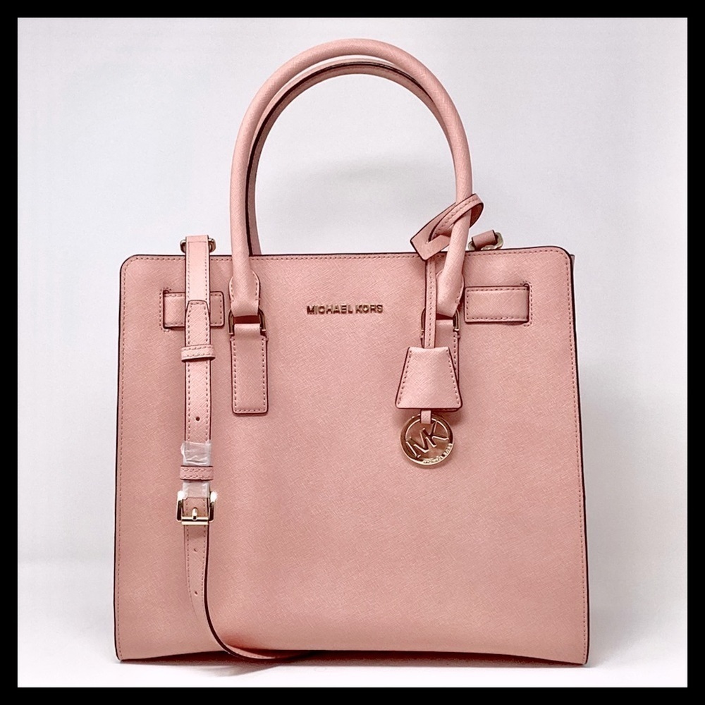 Michael Kors Dillon Large Top Zip Saffiano Leather Satchel - Picture 11 of 13